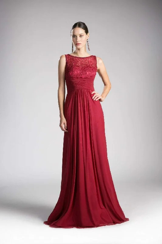 Crazy Deals Cinderella Divine - CH525 Bateau Neckline Ruched Empire Waist Gown