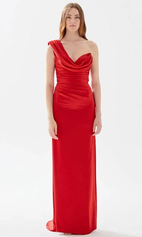Last Chance Tarik Ediz 52014 - Draped One Shoulder Prom Dress