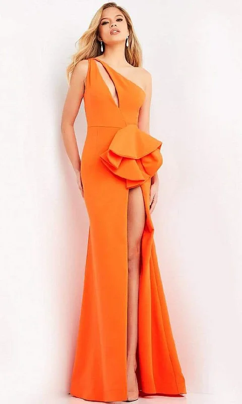 Early Access Jovani - 06756 Keyhole Front Bow Slit Dress