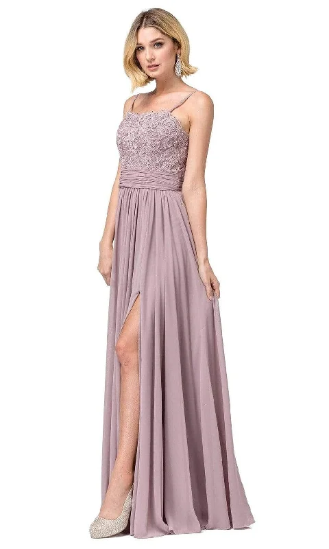 Amazing Deals Dancing Queen - Spaghetti Strap Lace Embroidered Dress 2789