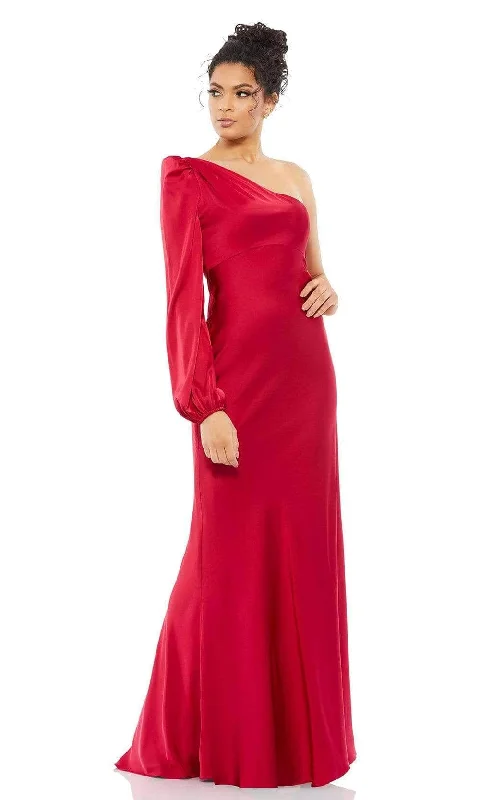 Don't Miss Ieena Duggal - 55401I One Shoulder Satin Gown