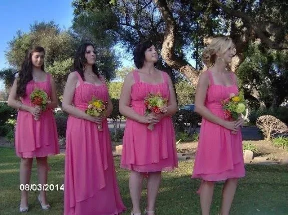 Bonus Savings Other Coral Alfred Angelo Bridesmaids Dress style 7265L
