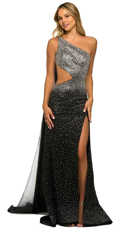 Now or Never Sherri Hill 55318 - Beaded Cascade Prom Dress