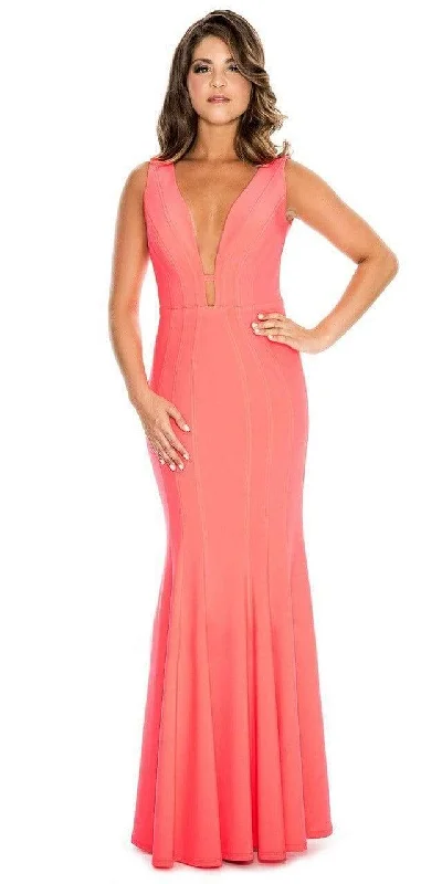 Online Exclusive Decode 1.8 - Sleeveless Plunging Bodice Sheath Dress 183910
