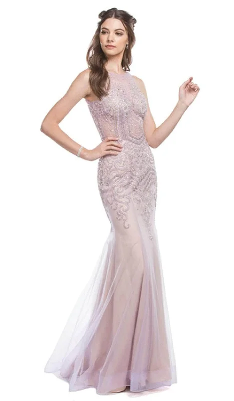 Flash Sale Aspeed Design - Sleeveless Beaded Sheath Prom Dress L1634