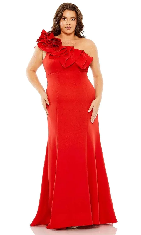 Today Only Mac Duggal 49707 - Asymmetrical Sheath Evening Dress