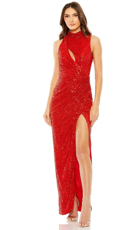 Anniversary Sale Ieena Duggal 27183 - High Neck Sequin Evening Gown