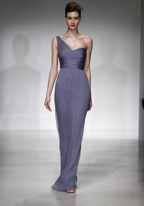 Anniversary Sale Other Amsale Gray Chiffon Bridesmaid