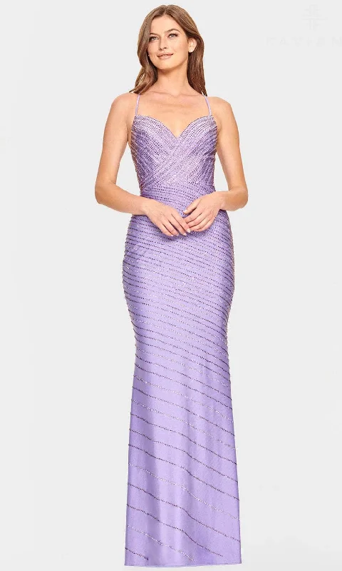 Overstock Faviana S10830 - Sleeveless V Neck Evening Dress
