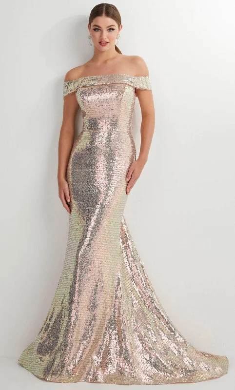 Get It Before It’s Gone Studio 17 Prom 12911 - Off-Shoulder Sequin Evening Gown