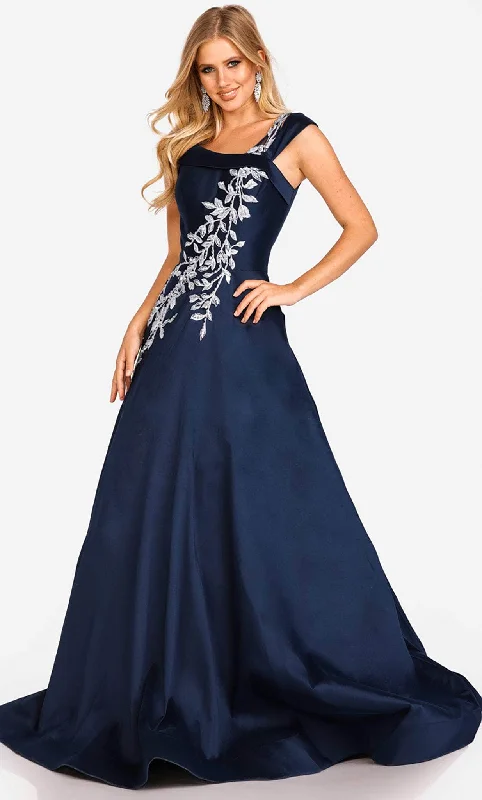 Special Discount Terani Couture 231M0472 - Embroidered A-line Voluminous Gown