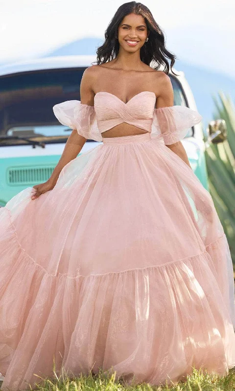 Deal Zone Sherri Hill 55603 - Two Piece Fresh Voluminous Gown