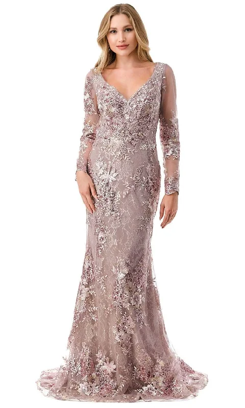 Price Break Aspeed Design M2768F - Floral Mermaid Evening Dress