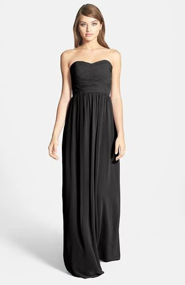 Must-Have Deals Other Donna Morgan 'Laura' Ruched Sweetheart Silk Chiffo