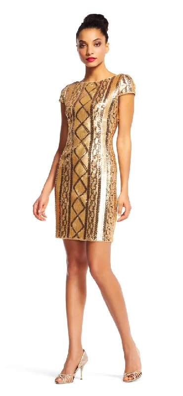 Exclusive Savings Adrianna Papell - AP1E200322 Cable Knit Sequined Dress