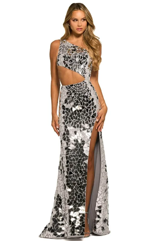 Special Savings Sherri Hill 55383 - Glass Cutout Prom Dress