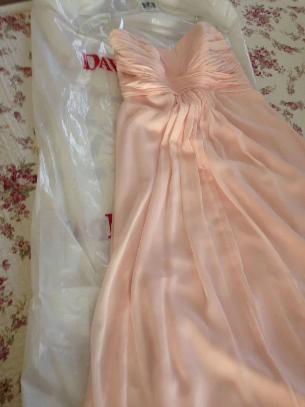 Deal Alert Other Pink Chiffon Strapless Bridesmaid dress size 6