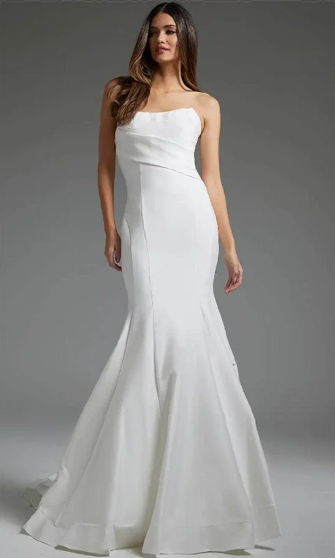 Value Deals Jovani JB24282 - Strapless Mikado Bridal Gown