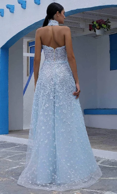 Savings Galore MNM Couture K3997 - High-Neck Beaded Prom Gown