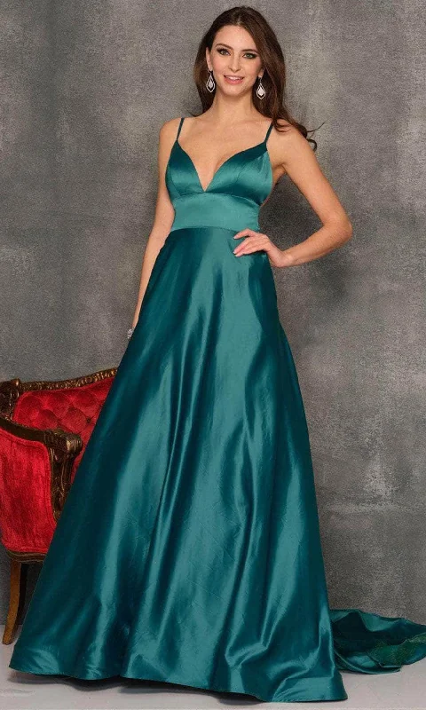 Deep Discounts Dave & Johnny 10719 - Sleeveless Plain Evening Dress