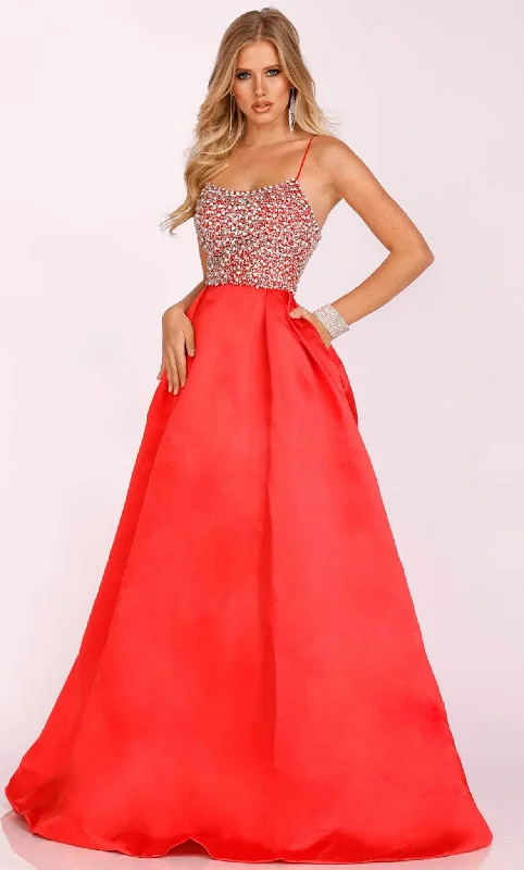 Markdowns Terani Couture 231P0087 - Beaded Scoop Prom Gown