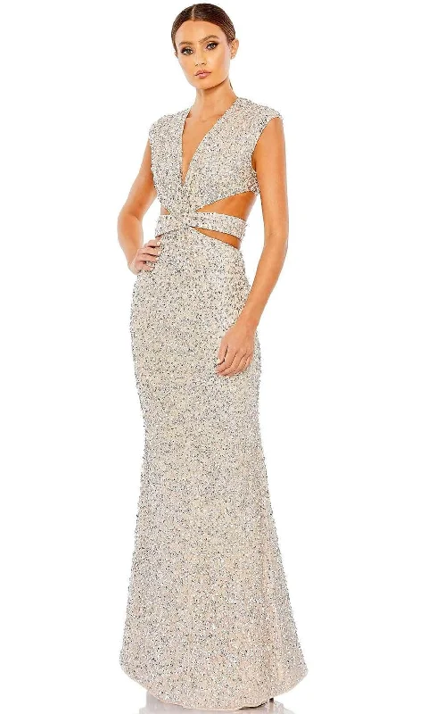 Hurry In Mac Duggal 10919 - Sleeveless Sequined Long Dress