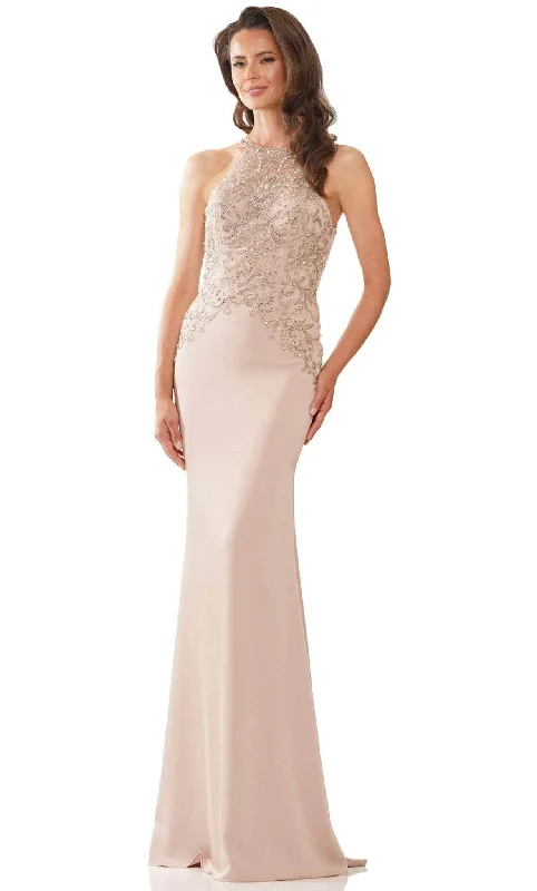 Savings Alert Rina di Montella RD2755 - Sleeveless Halter Neck Evening Dress