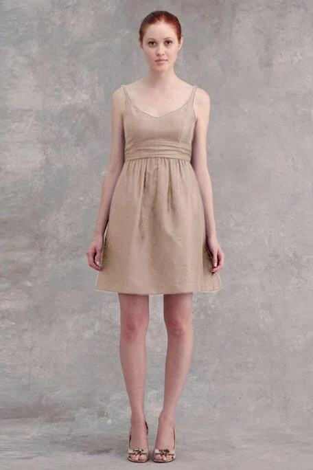 Quick Sale Other Jenny Yoo Fiona Silk Dress / Color- Tawny