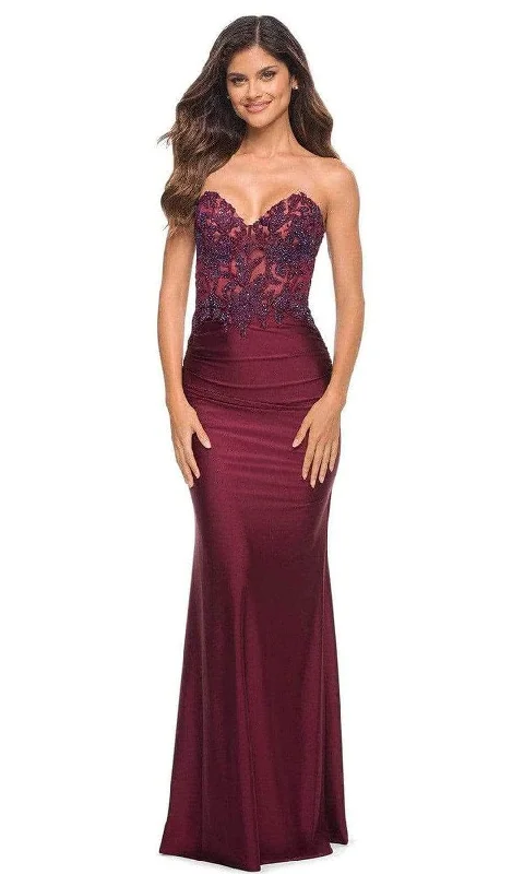 Great Deals La Femme - Beaded Sweetheart Prom Dress 30720SC