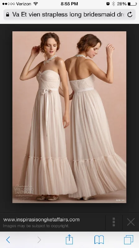 Massive Deals Other Va Et Vien Strapless Pink Tulle Gown