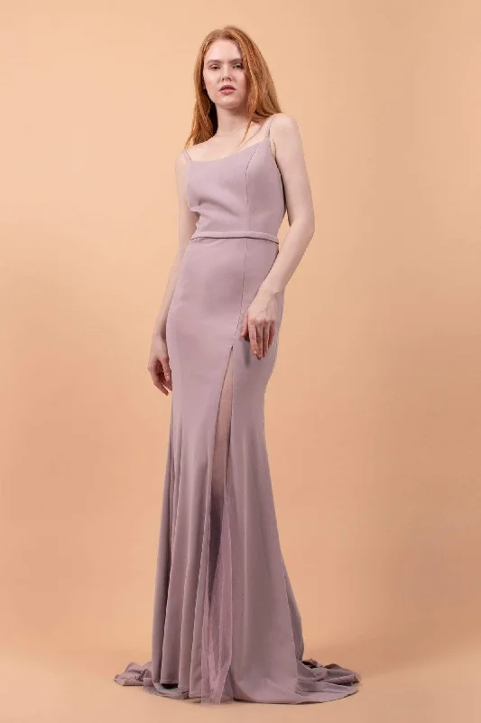 Epic Deals Elizabeth K - GL2670 Seamed Scoop Sheath Evening Dress