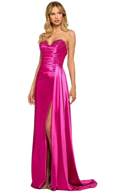 Low Prices Sherri Hill 55230 - Strapless Ruched Bodice Evening Gown
