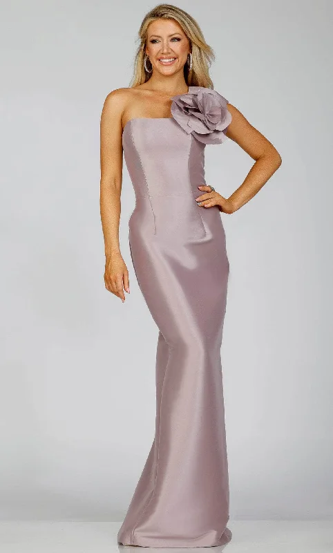 Unbeatable Prices Terani Couture 231E0319 - One Sleeve 3D Floral Accent Prom Gown