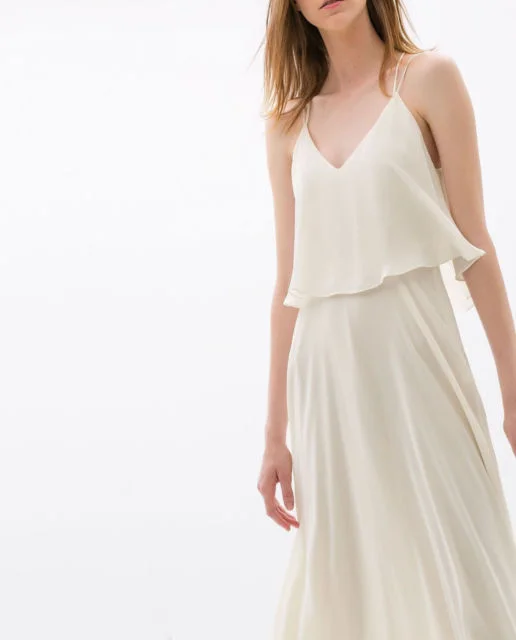 Sale Event Other ZARA wedding flowing MAXI DRESS BOHO style double