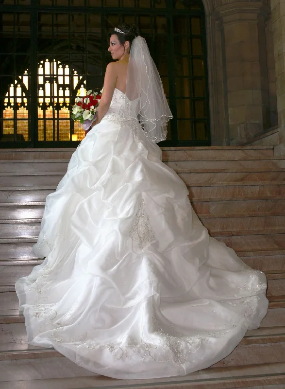 One-DAY Sale After Six Private Label by G Wedding gown, like new