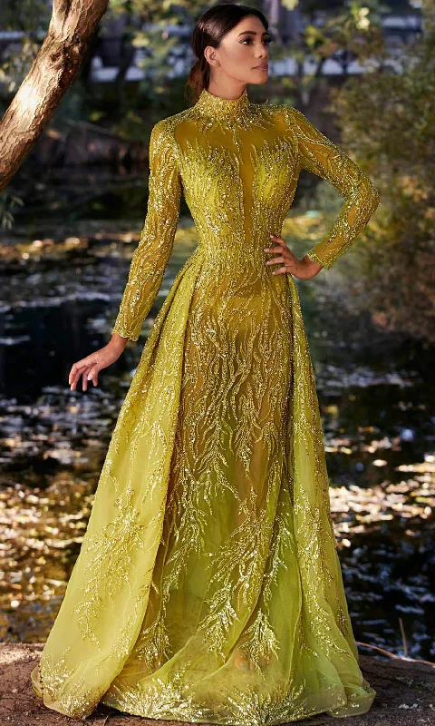 Take Advantage MNM Couture K3926 - Sheer Illusion Formal Gown