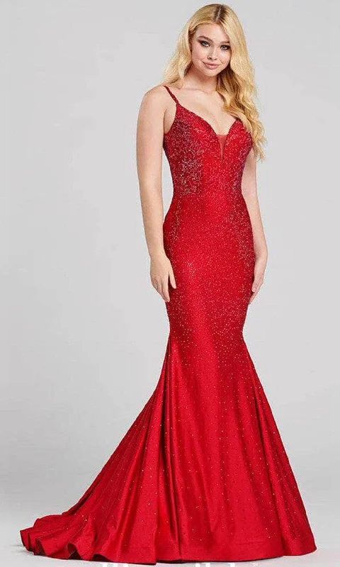 Limited Time Discount Ellie Wilde EW120012 - Sleeveless V-Neck Long Gown