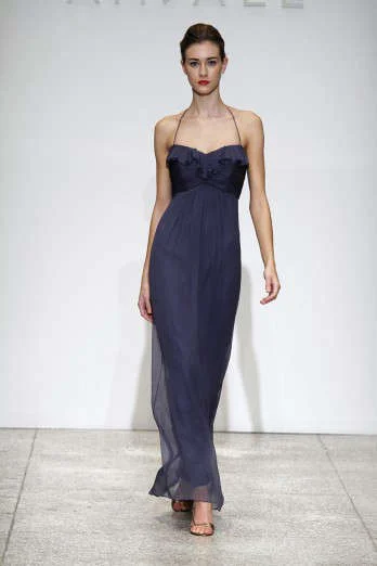 Can't Miss Other Amsale Bridesmaid Dress G425C in Graphite, Size 6