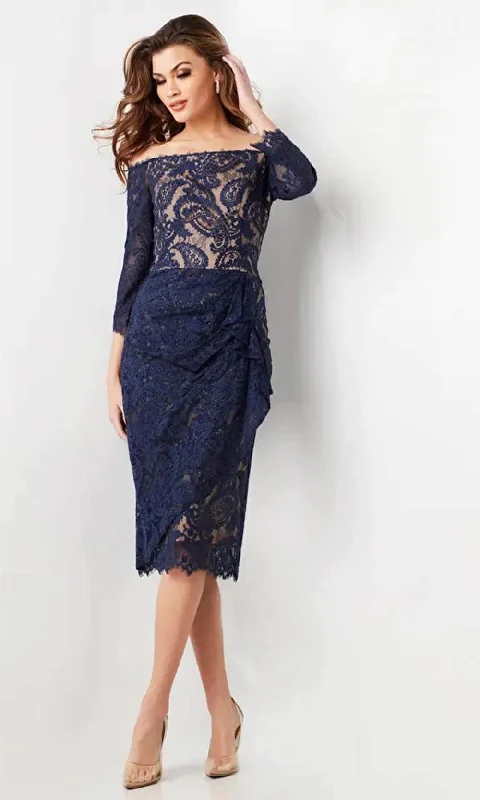 Loyalty Reward Jovani 23814 - Off-Shoulder Lace Formal Dress