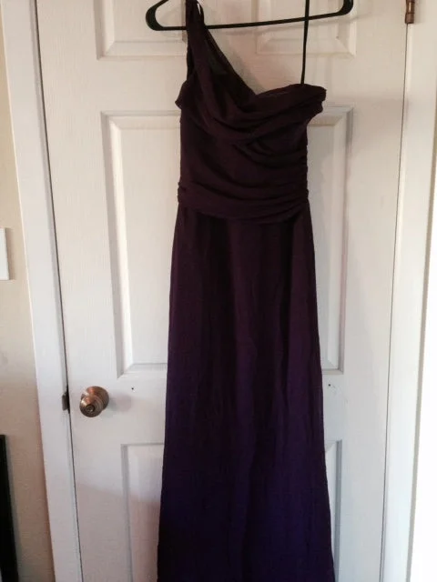 Best Deals Other Jim Hjelm style 5225 Eggplant purple one shoulder