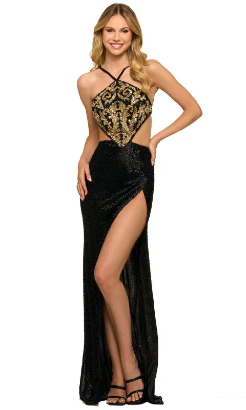 Daily Deals Sherri Hill 55466 - Halter Neck Dress