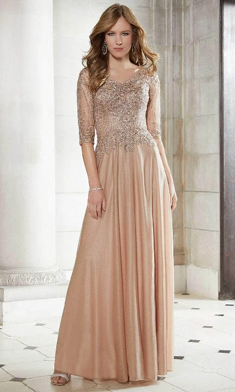 Savings Galore Mori Lee 72618 - Illusion Back Formal Gown