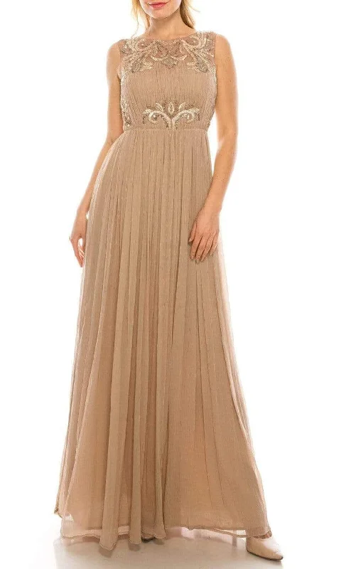 Today’s Deal Aidan Mattox - 54471290 Sequined Jewel Pleated Dress
