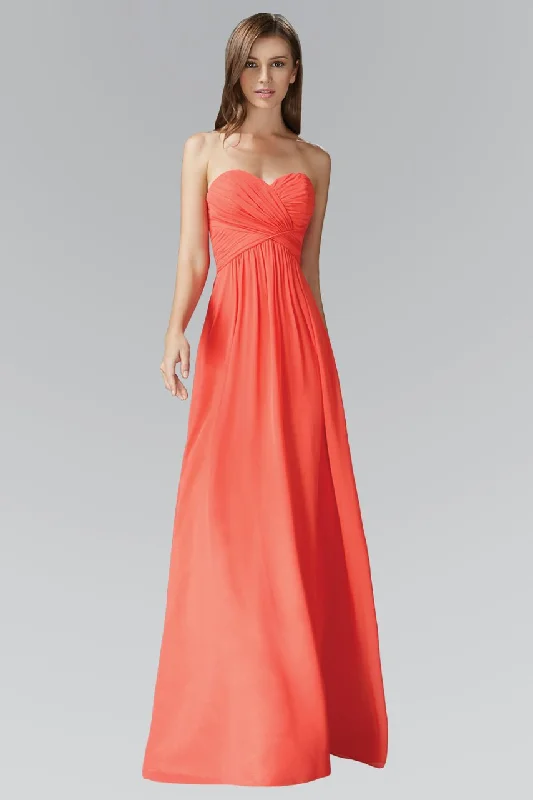 Great Bargains Elizabeth K - GL2164 Ruched Sweetheart Corset A-line Dress