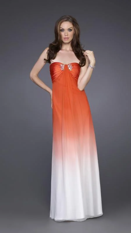 Savings Bonanza La Femme - 15144 Strapless Long Dress