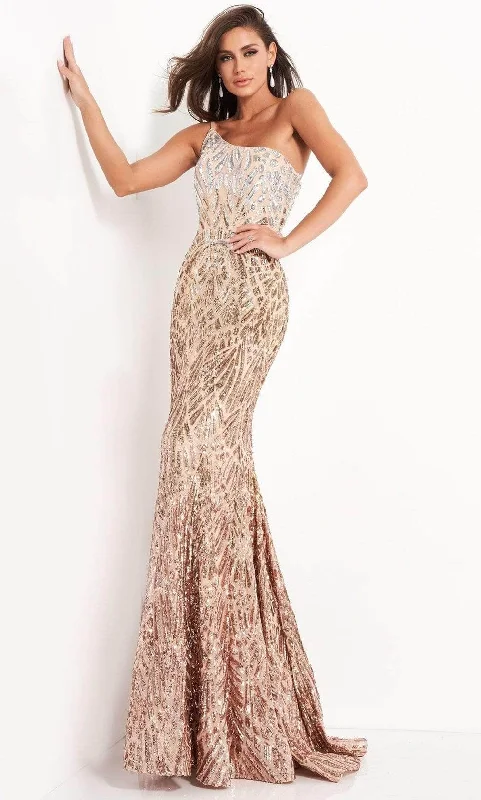 Stock Up and Save Jovani - Ombre Sequin Trumpet Dress 06469SC