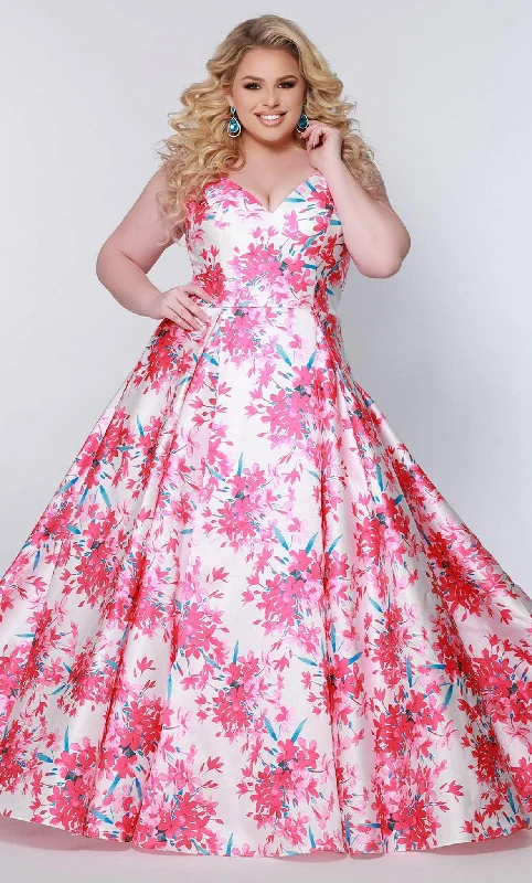Don’t Miss Out Sydney's Closet CE2207 - Floral Sleeveless Prom Dress