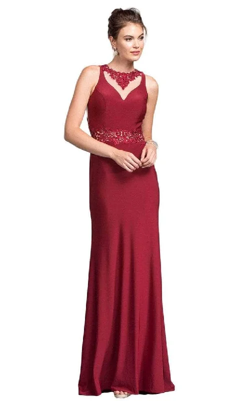 Mega Sale Aspeed Design - Sleeveless Embellished Prom Dress L1986