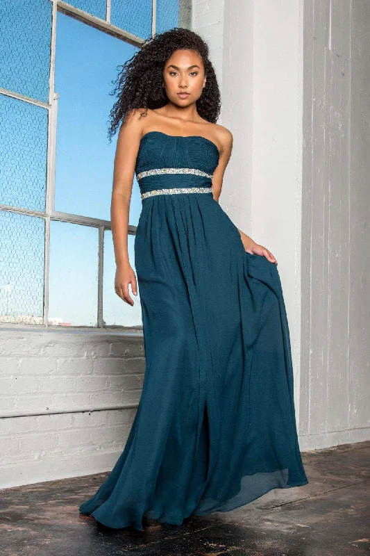 Exclusive Access Elizabeth K - GL1017 Sweetheart Sequined Empire Waist Dress
