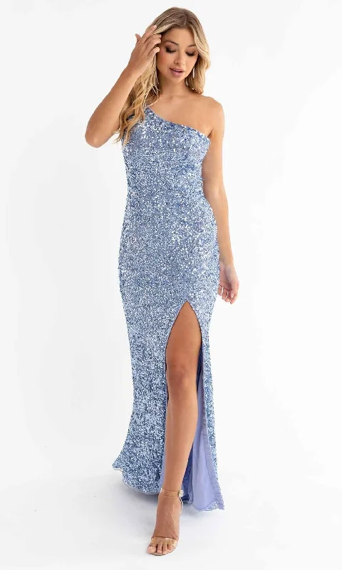 Unbeatable Prices Primavera Couture - 3761 Asymmetrical Sequin Double Strap Dress